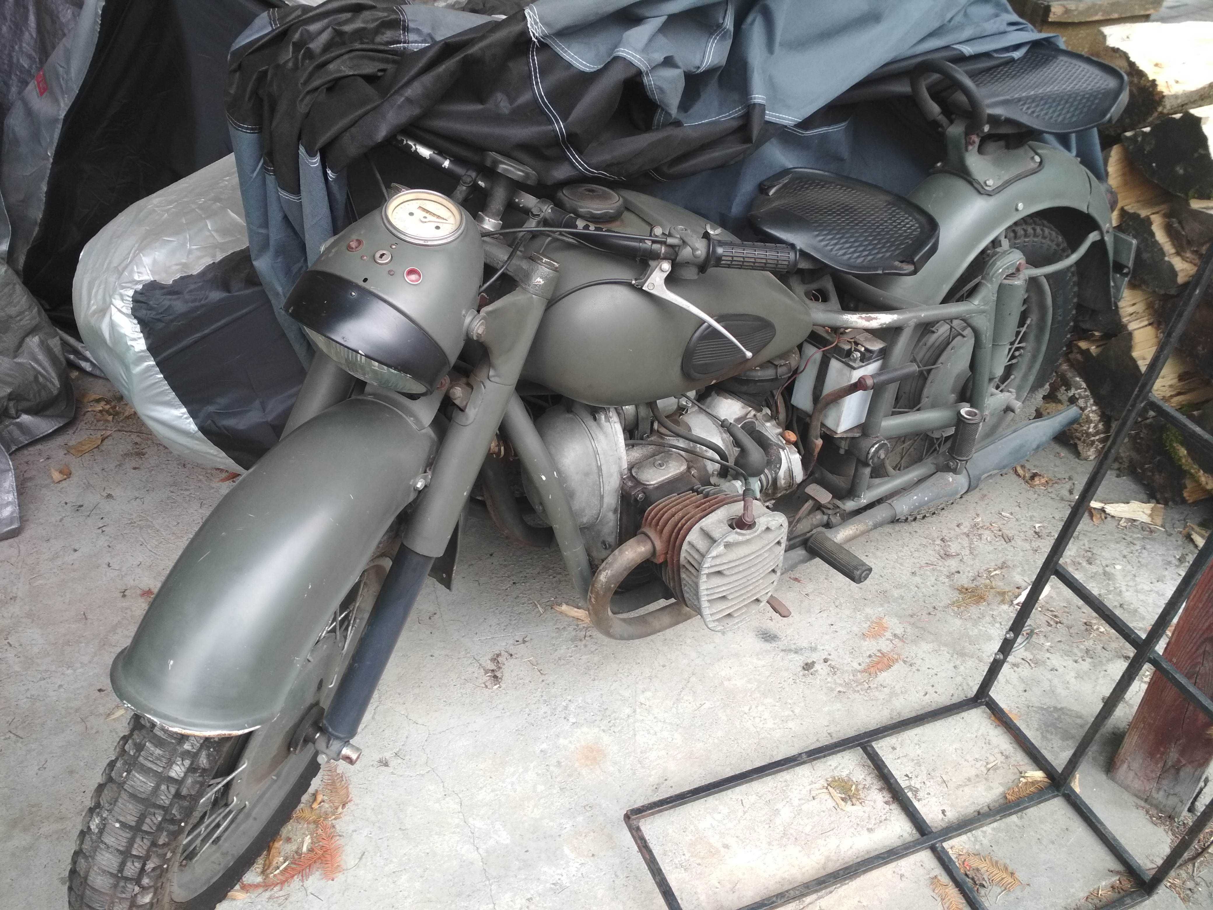 KMZ K750 motocykl z koszem zarejestrowany m 72 dniepr ural bmw r 71