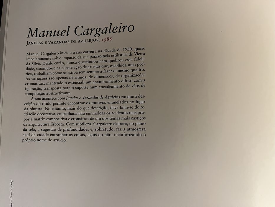 Livro Exposicao Arte MillenniumBCP