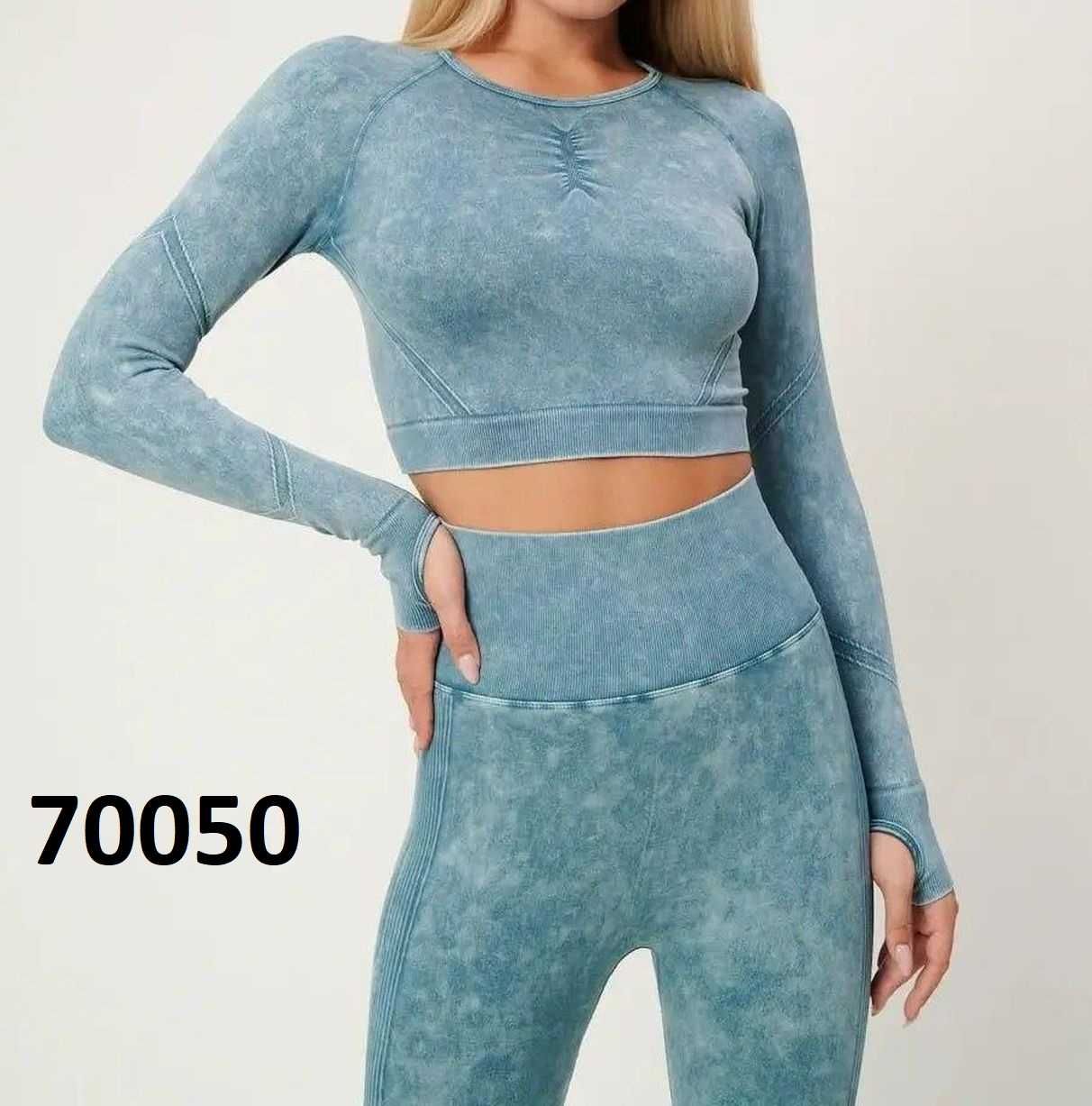 Комплект для Фітнесу "Денім" Push-up S/M/L Лосини+Рашгард