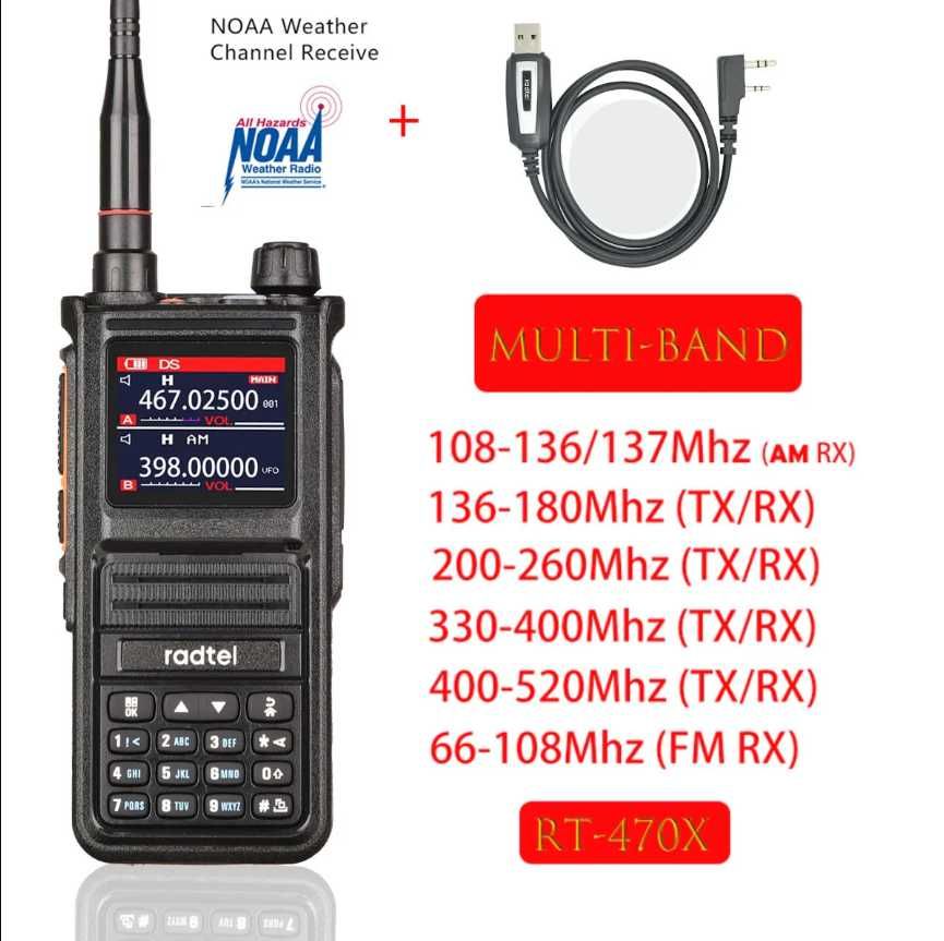 paramotor parapente radio Radtel 470x