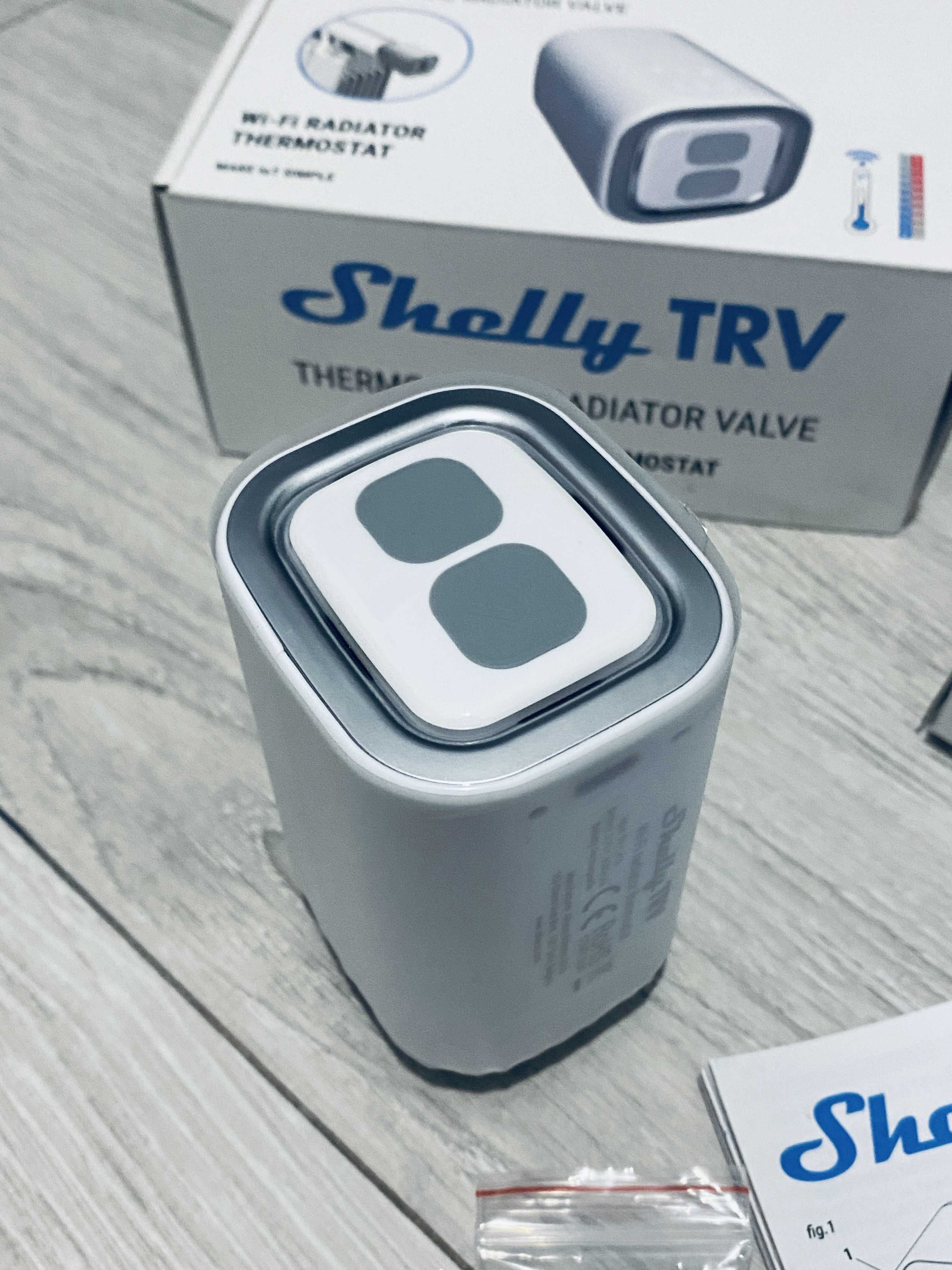Shelly TRV 2 szt. głowica termostatyczna wifi aplikacja zdalny dostęp