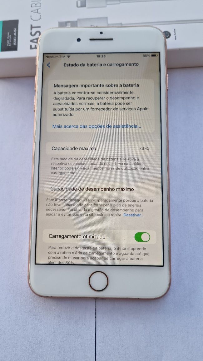 Iphone 8 plus rosa gold