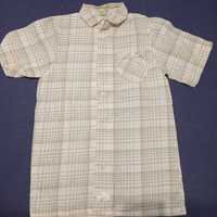 NOWA Handmade Koszula chłopiec 134-140 krótki rękaw kratka