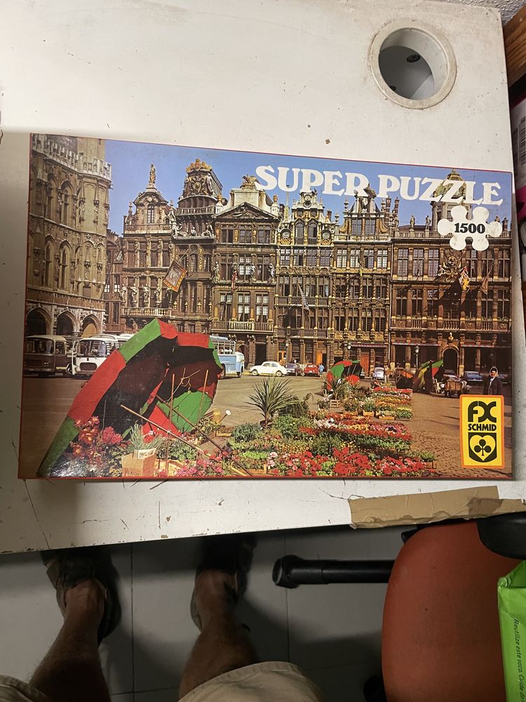 puzzle 1500 peças como novo e completo