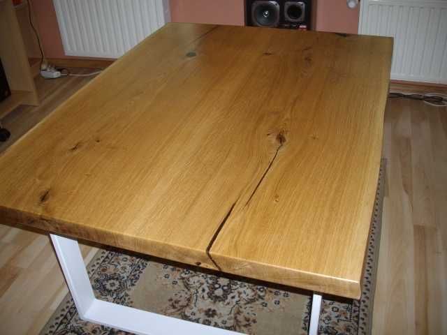 Stół dębowy, Żywica, Łoft