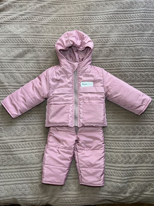 Зимовий комбінезон для дівчинки (осінь, зима 80см)