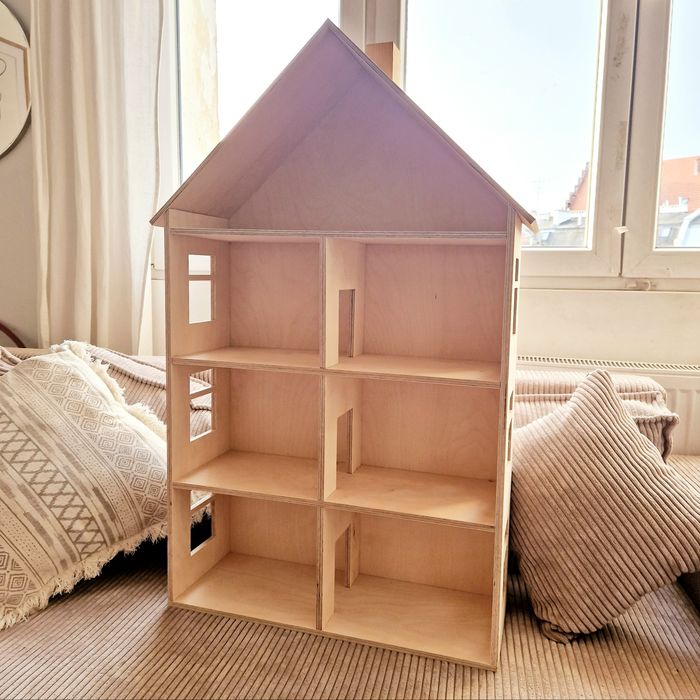 Duży Nowy drewniany domek dla myszek lalek .