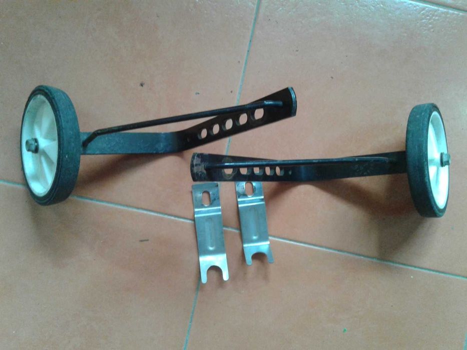 Rodas de apoio para bicicleta, como NOVAS!