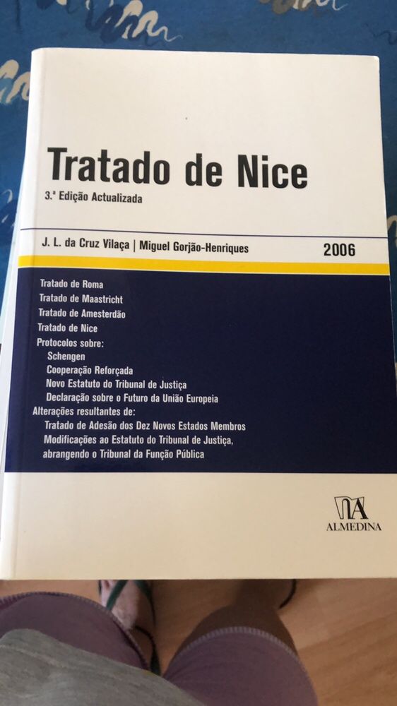 Livro “ Tratado de Nice”- José Vilaça e Miguel Gorjão- Henriques