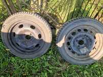 Opony zimowe 4 szt z felgami 195/55/r16 felgi 4x100 duzy bieżnik