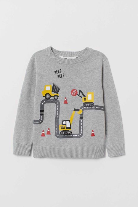 Nowość 2025:) cieniutki sweterek H&M roz 110/116
