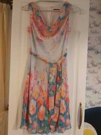 Sukienka Orsay 34, kwiaty, prześliczna, wesele, komunia, chrzicny