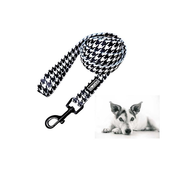 Smycz miejska dla psa SEWSORIES PSI ZĄB długość 150 cm
