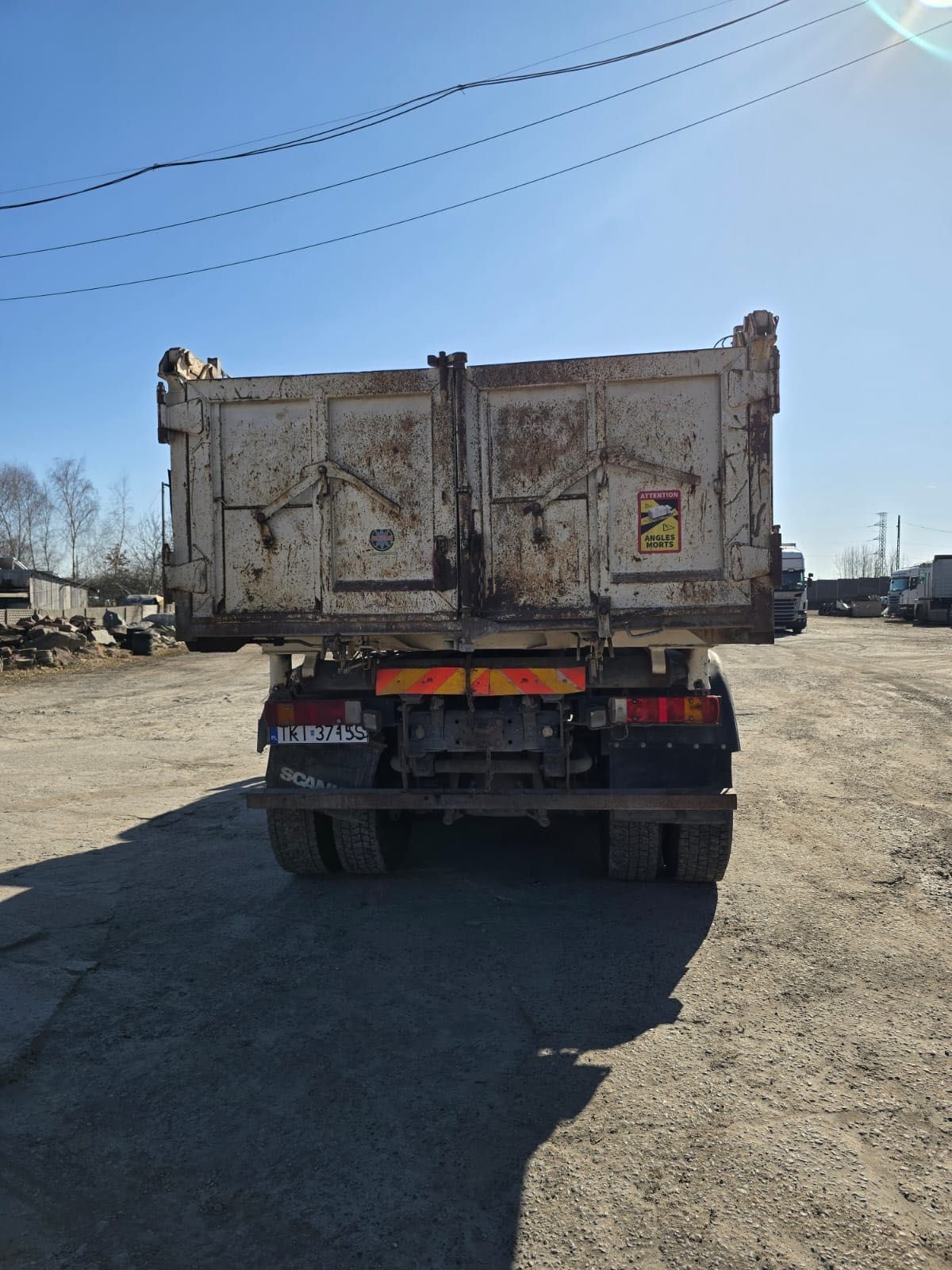 Scania wywrotka P114, 340 6x4 z hydroburtą