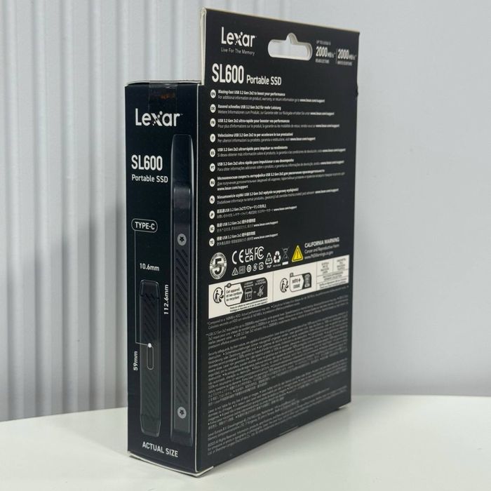 LEXAR SL600 Portable SSD 1TB Накопичувач