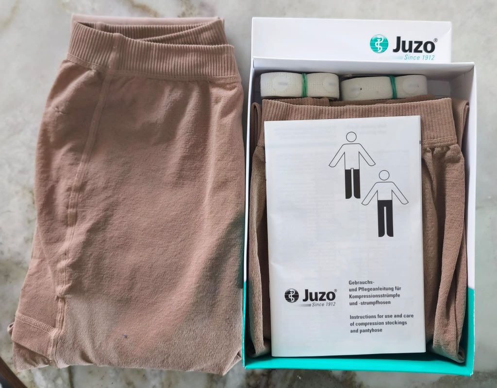 Collan sem biqueira de compressão elástica JUZO IV/L Nova e usada