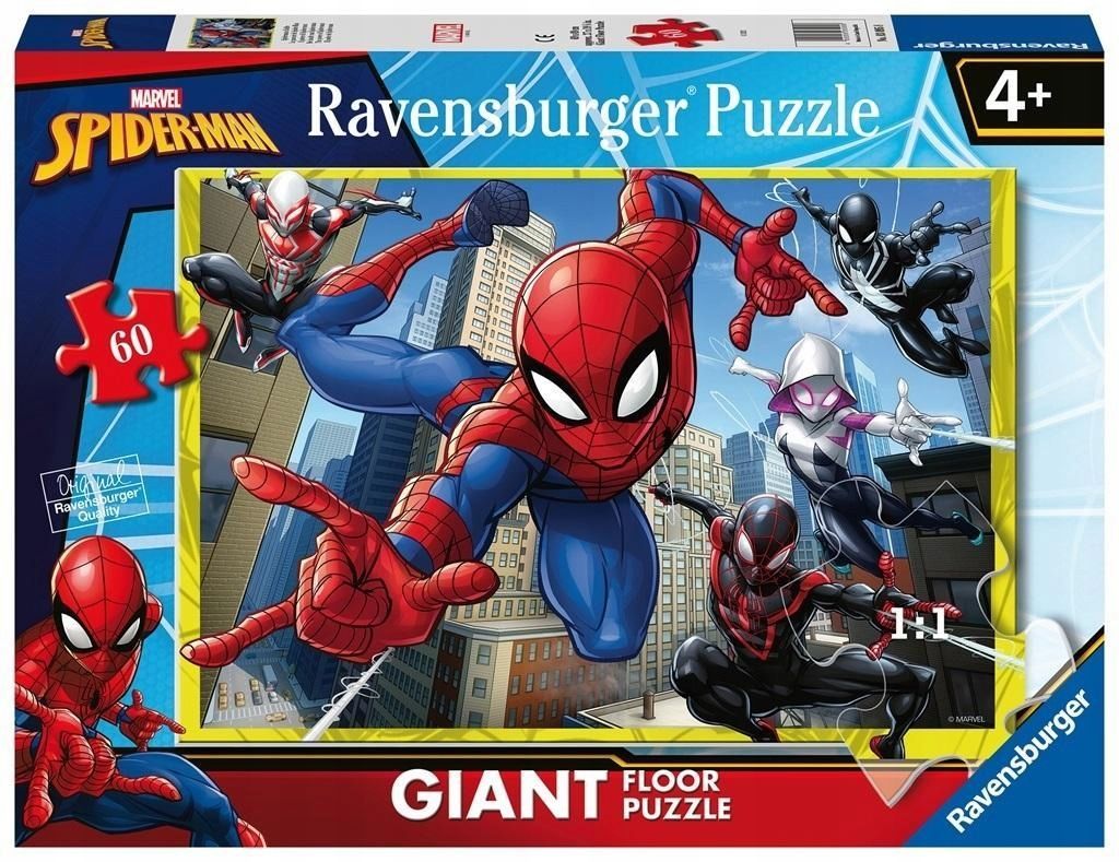 Puzzle 60 Spiderman Giant, Ravensburger