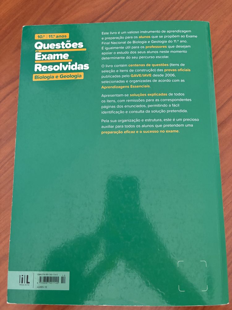 Livro de exame de Biologia 11 ano
