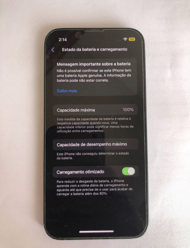 Iphone 13 mini novo