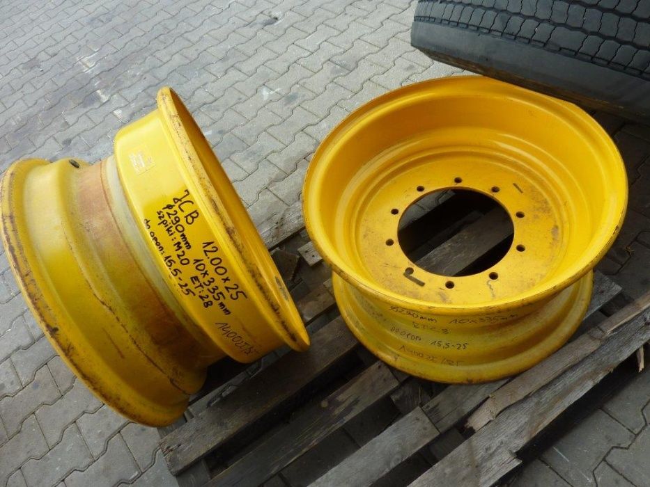 Felga używana JCB 12.00x25 10x335mm ET28 800zł D16