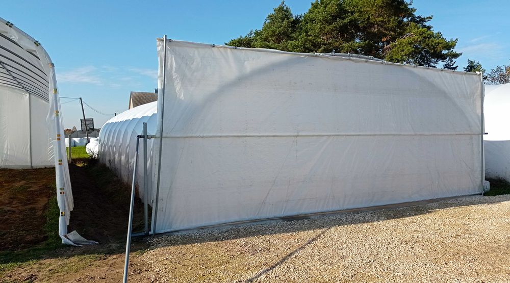 Hala Namiotowa Łukowa Rolnicza Magazyn Wiata Tunelowa 6.5x4.5x15