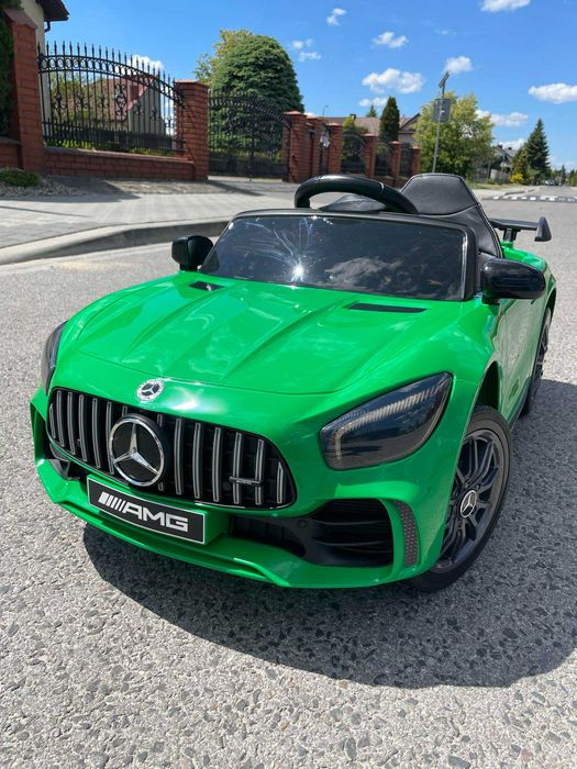 Samochód na akumulator Mercedes GTR-S Miękkie koła EVA SKÓRA Pilot