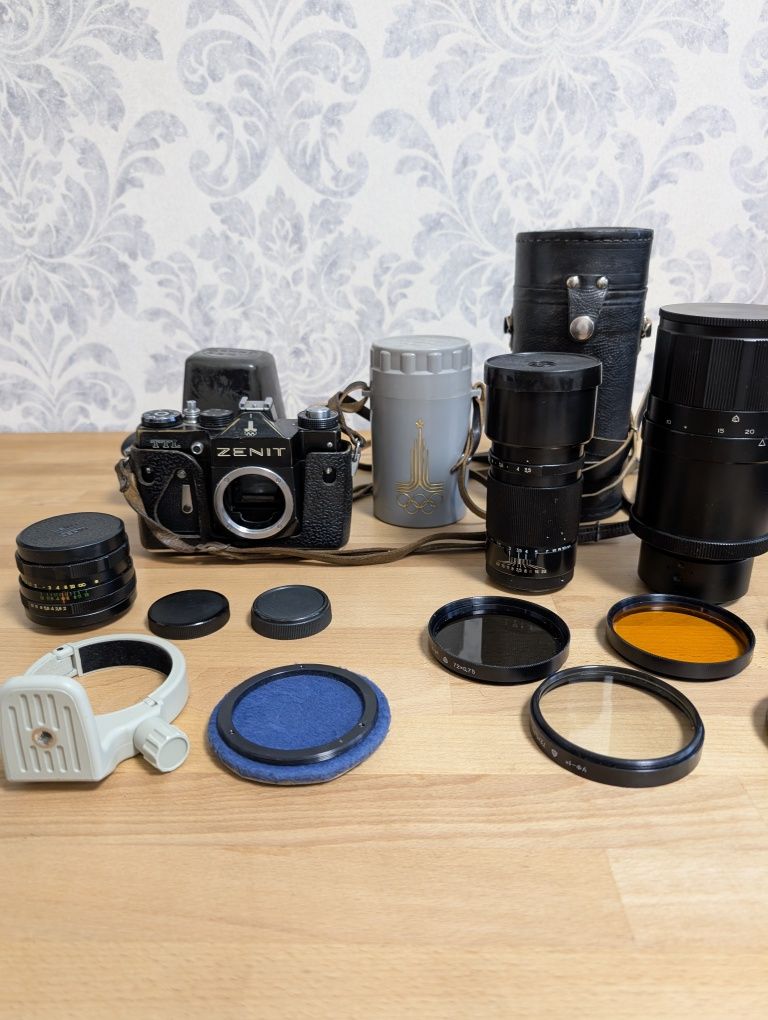 Canon RF zestaw manualnych obiektywów 58mm 135mm 500mm M42