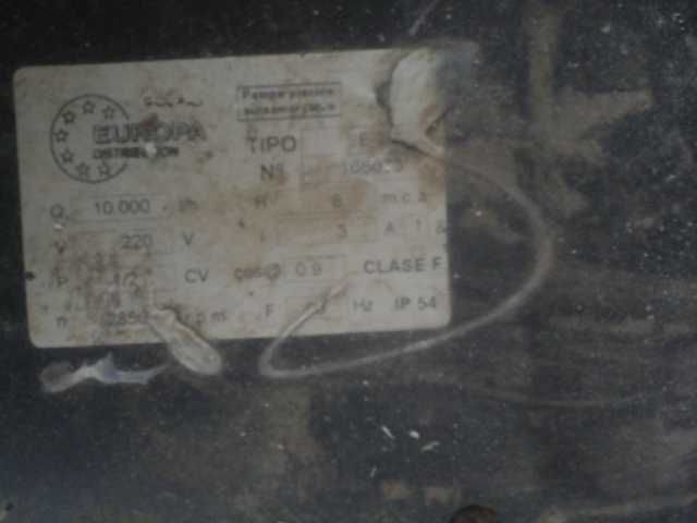 Pompa do wody uszkodzona