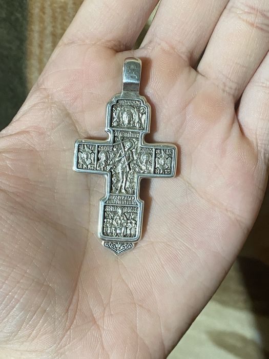 Продам срібний хрестик