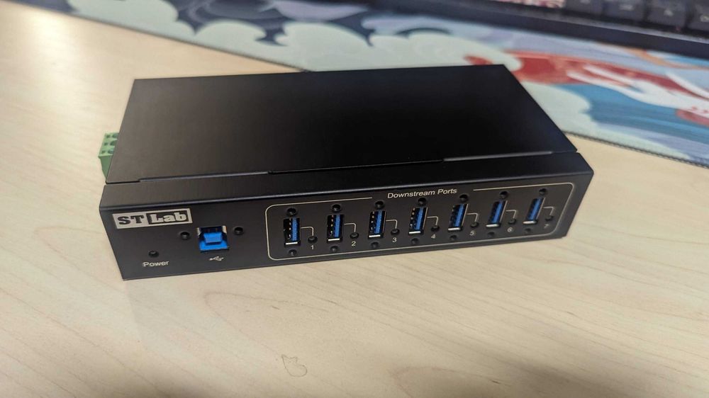 Хаб USB STLab промисловий 7 портів USB 3.0