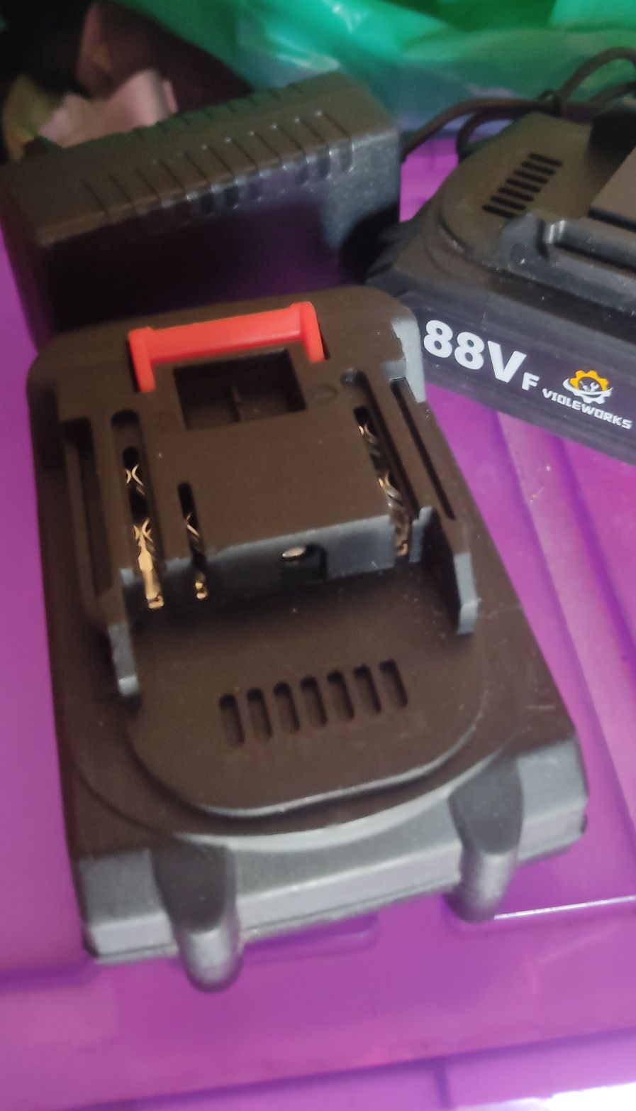Bateria de íon de lítio recarregável para ferramentas sem fio+ adaptad