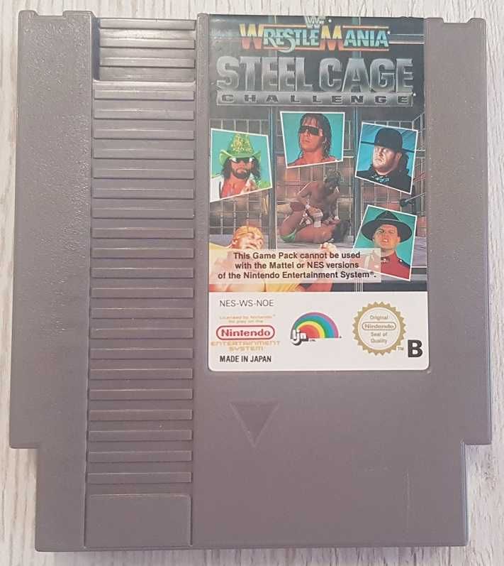 WrestleMania Steel Cage NES-WS-NOE jęz. ang. PAL-B