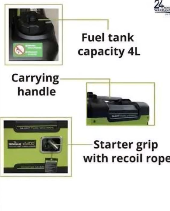 Новий тихий інверторний бензиновий електрогенератор FGEINV2200M