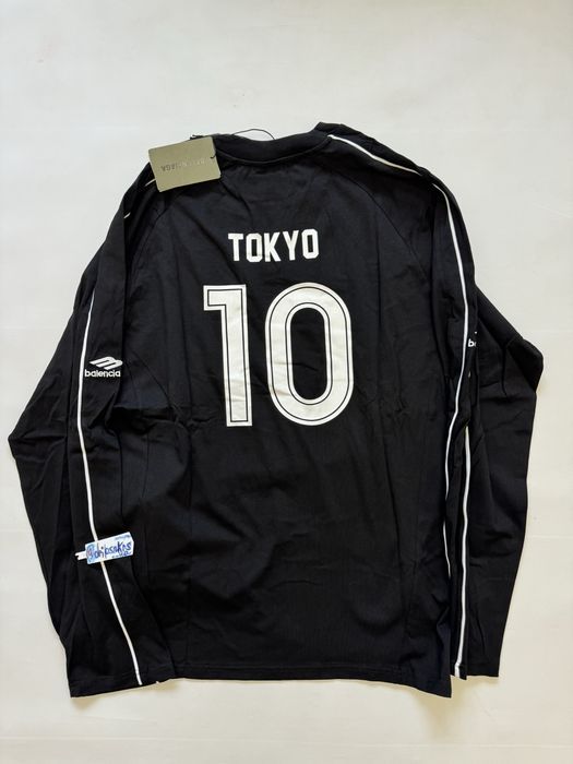 Лонгслив Balenciaga Soocer paris Tokyo Longsleeve vetements raf M L