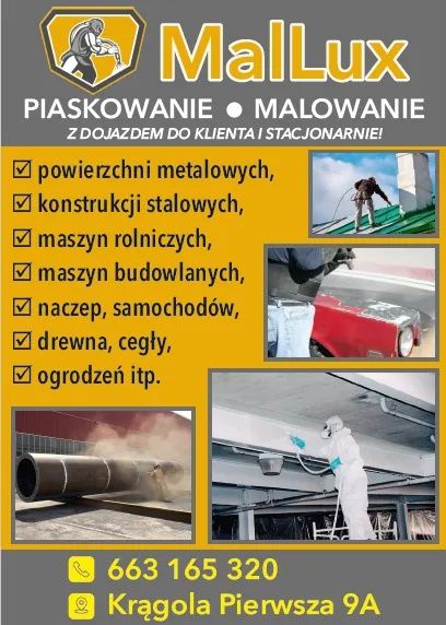 Piasek Piaskowanie Malowanie