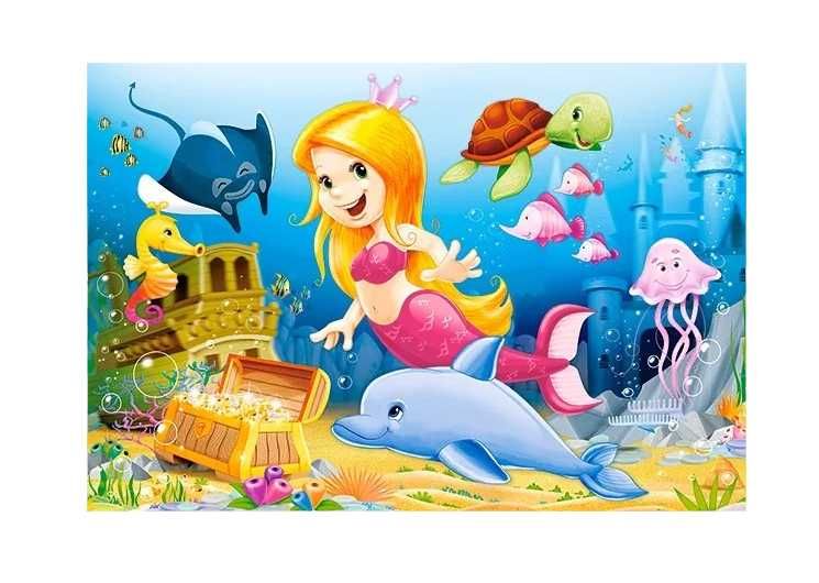 Castorland Beautiful Fairy Tales bajkowe puzzle 4w1 duże elementy