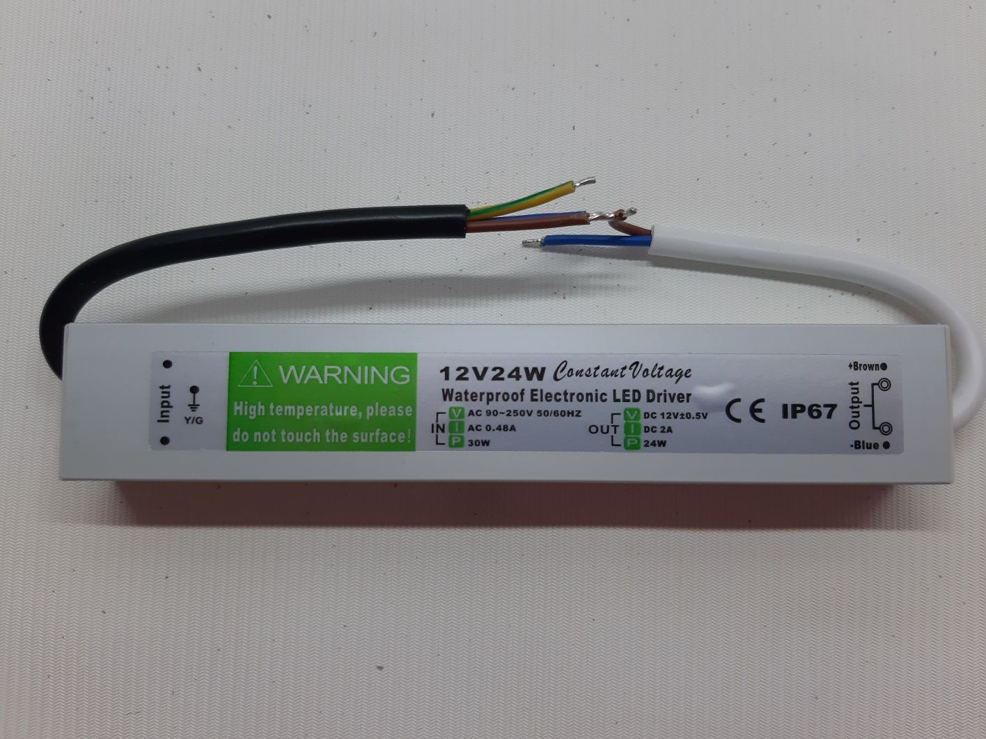 Блок живлення для світлодіодної стрічки 12V 24W