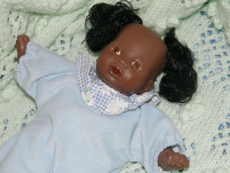 Коллекционная кукла с клеймом темнокожая лялька вінтаж колекційна