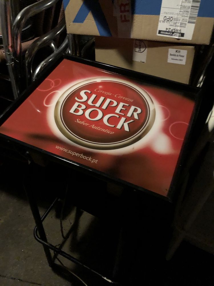 Reclame luminoso super Bock