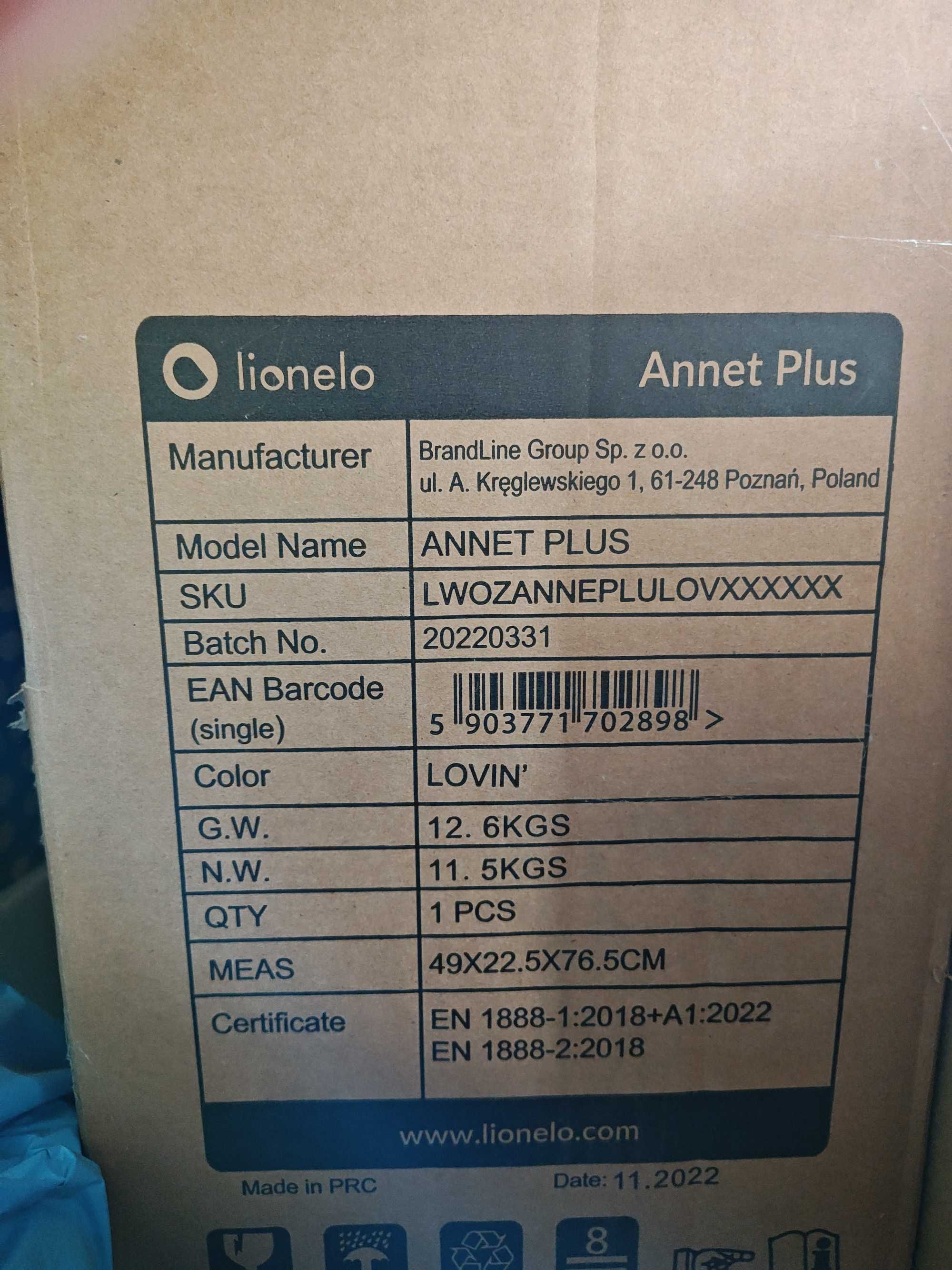 Spacerówka Lionelo annet plus