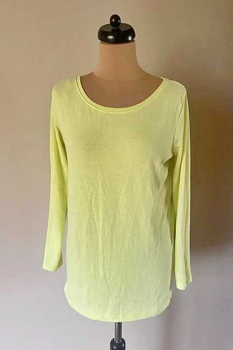 sweterek zolty bik bok limonka s m modny neon pastele zip