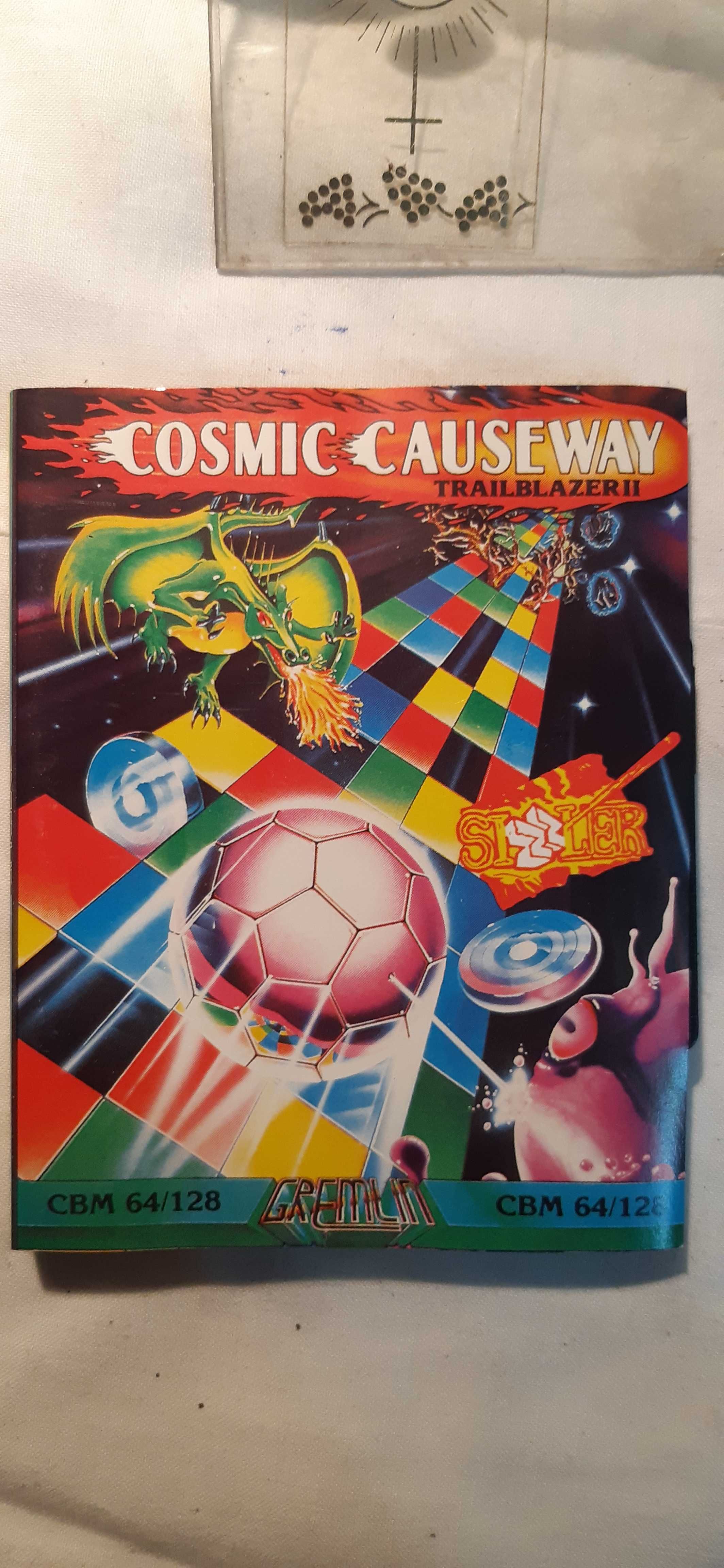 Cosmic Causeway: Trailblazer II c64 c128 okładka dla kolekcjonerów