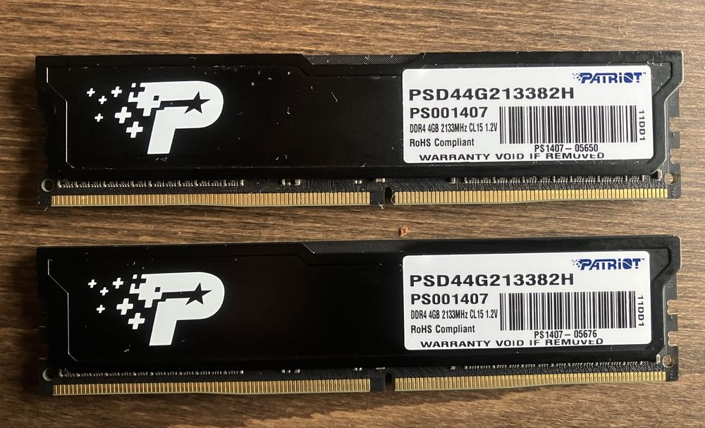 Memória 8 GB (4GBx2 dimms) Patriot