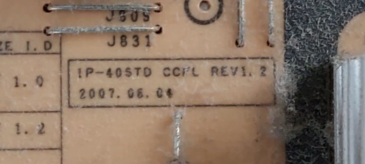 Плата блок живлення  IP-40STD  CCFL  REVI. 2