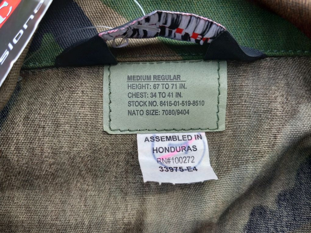 Bluza wojskowa  U.S Army BDU Woodland Tru-Spec rozm.M-regular