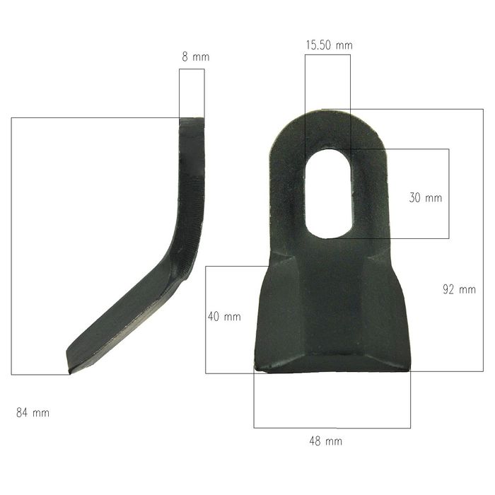 Komplet Noży Noże typu Y do  kosiarki bijakowej FERRI HOWARD ORSI /17/