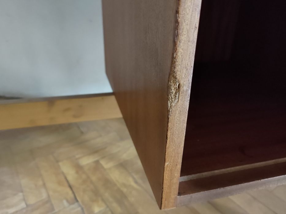 Biurko z lat 70, vintage PRL, prod. Jarocin, stan dobry