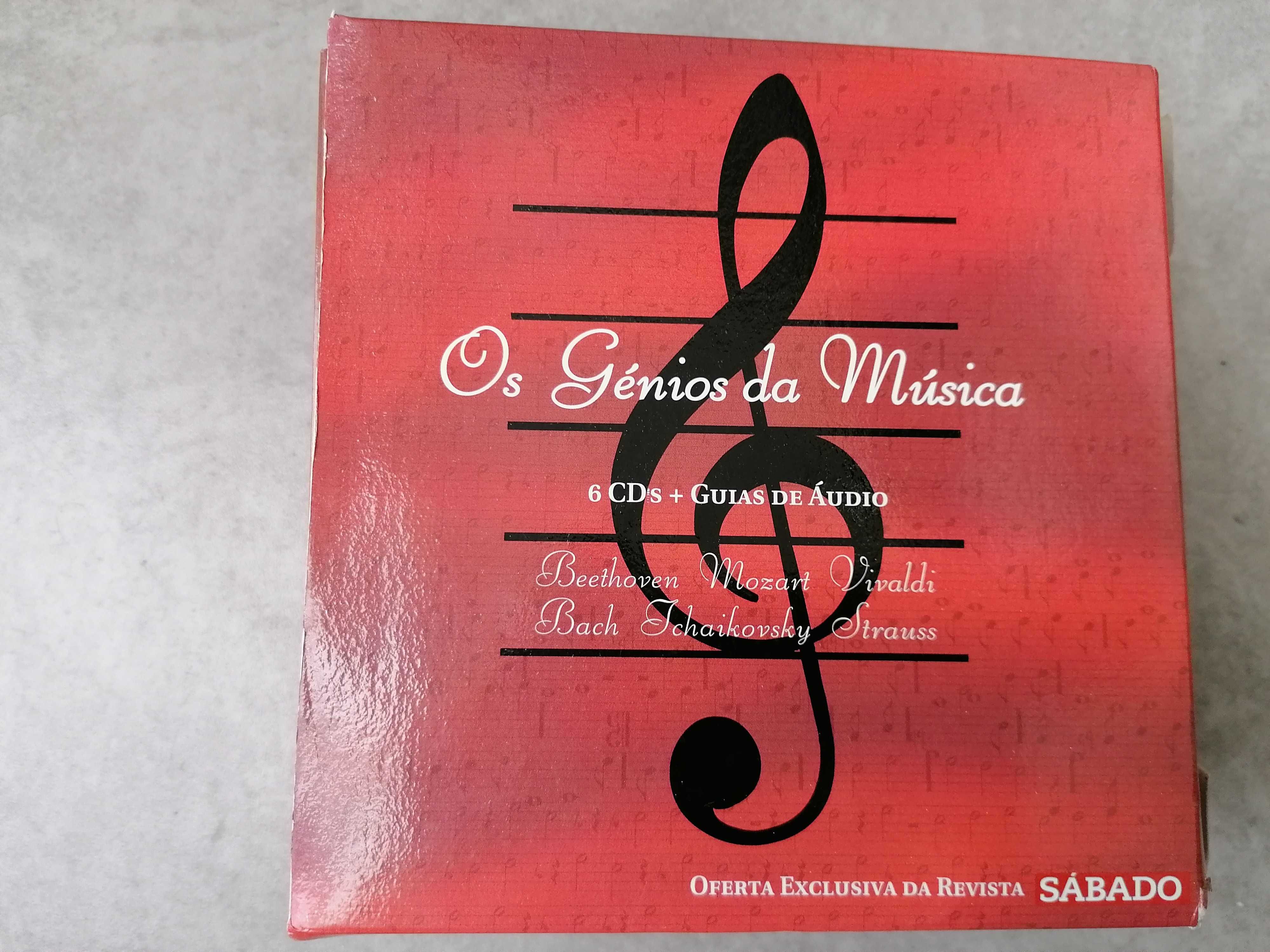 Coleção "Os Génios da Música" (6CDs+ Guia de Áudio)