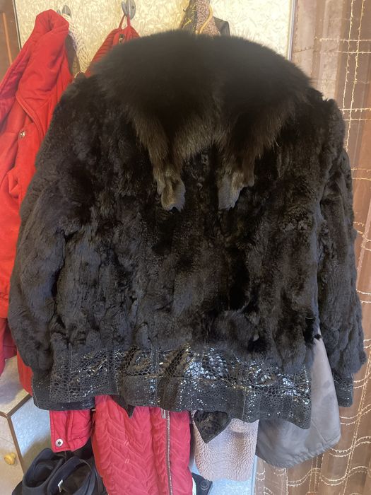 Шубка натуральный мех кролик