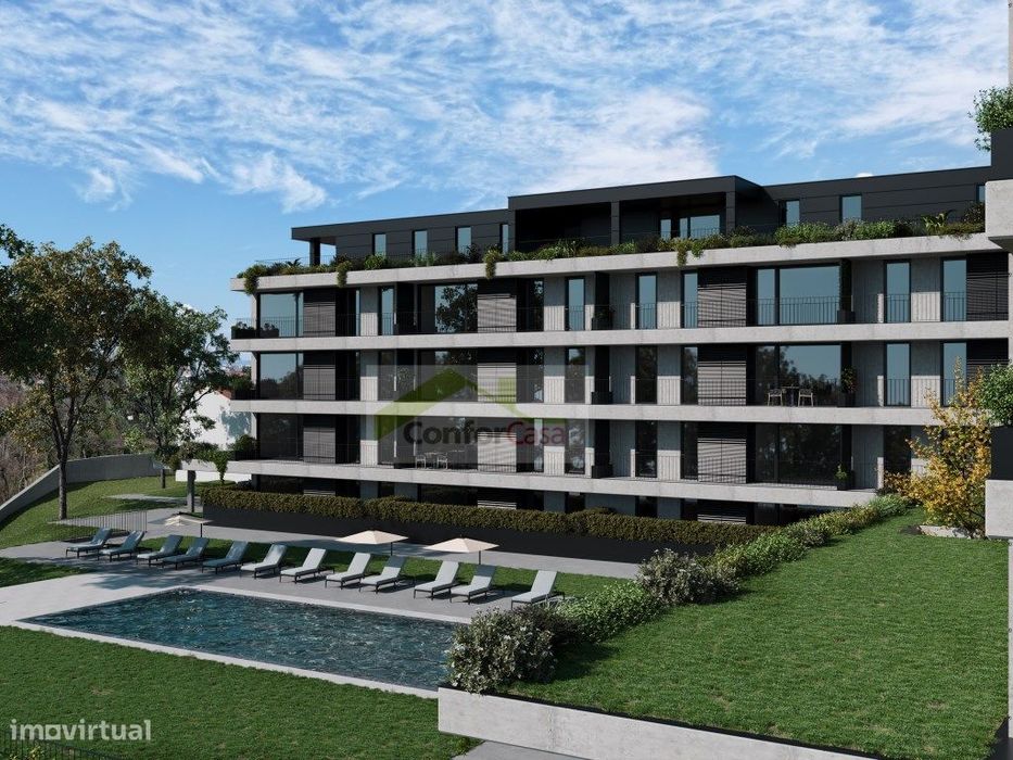 Apartamento T0 em Ferreiros - Condomínio Fechado com Piscina e Ginásio